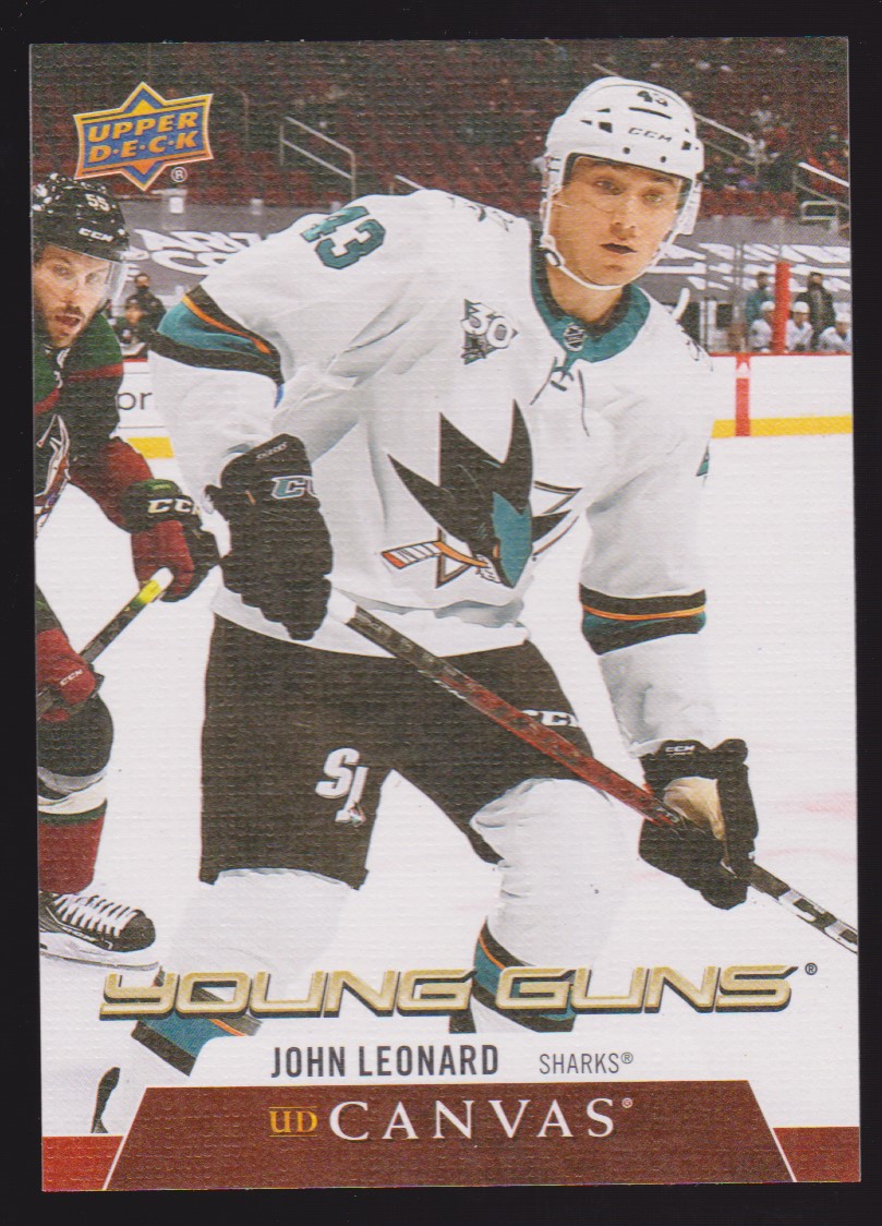 (image for) 2020-21 Upper Deck Canvas #C232 John Leonard Young Guns